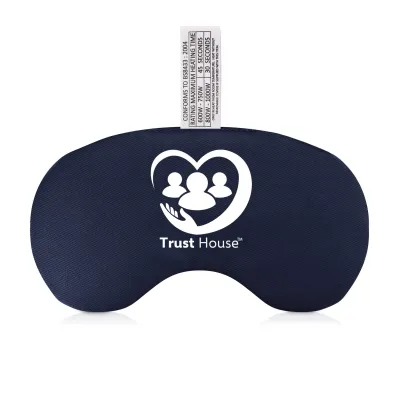 (Wheat Filling) (18cm) - Navy Blue Cotton Fabric (Unscented)