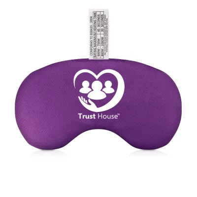 (Wheat Filling) (18cm) - Purple Cotton Fabric (Unscented)