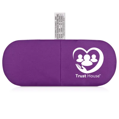 (Wheat Filling) (27cm) - Purple Cotton Fabric Scented with Organic Lavender