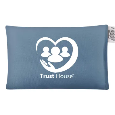 (15cm) - Gothic Blue Luxury Cotton Fabric Scented with Organic Lavender With Removable Cover