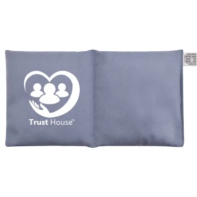 (33cm) - Gothic Blue Luxury Cotton Fabric Scented with Organic Lavender With Removable Cover