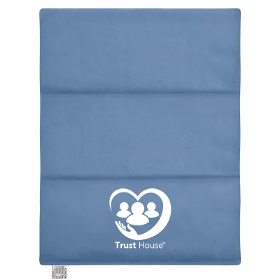 (40cm) - Gothic Blue Luxury Cotton Fabric Scented with Organic Lavender With Removable Cover