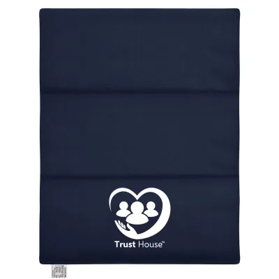 (40cm) - Navy Blue Cotton Fabric Scented with Organic Lavender With Removable Cover