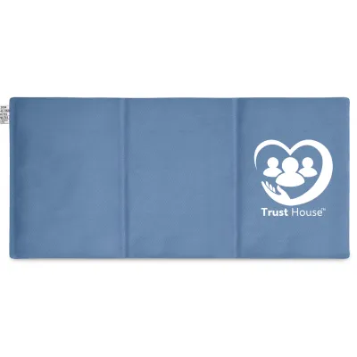 (47x22cm) - Gothic Blue Luxury Cotton Fabric Scented with Organic Lavender With Removable Cover