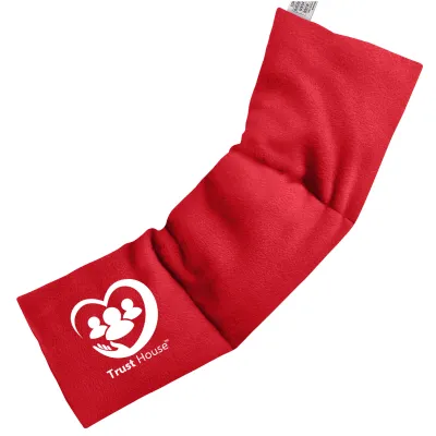 (49cm) - Red Fleece Fabric Scented with Organic Lavender With Removable Cover