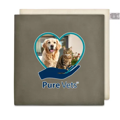 (34cm) - Chocolate Luxury Cotton Fabric Scented with Organic Lavender and Removable Cover