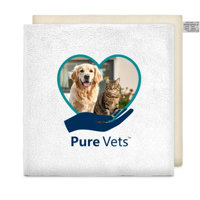 (34cm) - White Fleece Fabric (Unscented) and Removable Cover