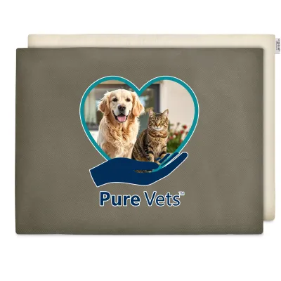 (40cm x 30cm) - Chocolate Luxury Cotton Fabric Scented with Organic Lavender and Removable Cover