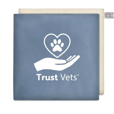 (34cm) - Gothic Blue Luxury Cotton Fabric Scented with Organic Lavender and Removable Cover