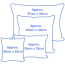 Branded Water Resistant Cushion Full Colour In Size Options from BMPM®
