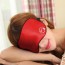 Luxury Silk Eye Mask (Optional Embroidered Logo) In Use from BMPM®