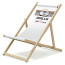Branded Deck Chair with Full Colour Logo from BMPM ®