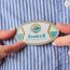 Branded Name Badge in use