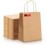 Branded Paper Bags with Branded Rectangular Stickers from BMPM®