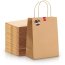 Branded Paper Bags with Colour Branded Stickers from BMPM®