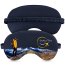 Branded UK-Made Fabric Eye Masks with Fabric Covered Elastic Strap from BMPM®