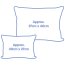 Branded Cushion Rectangle (Full Colour) with Embroidered Logo Sizes from BMPM®