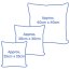 Branded Cushion Square (Full Colour) with Embroidered Logo Sizes from BMPM®