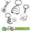 Branded Trolley Coin in Shaped Keyring Holder from BMPM®