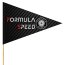 Triangle (28cm x 20cm) Single Sided Mock Suede Polyester Fabric DIY with Stick